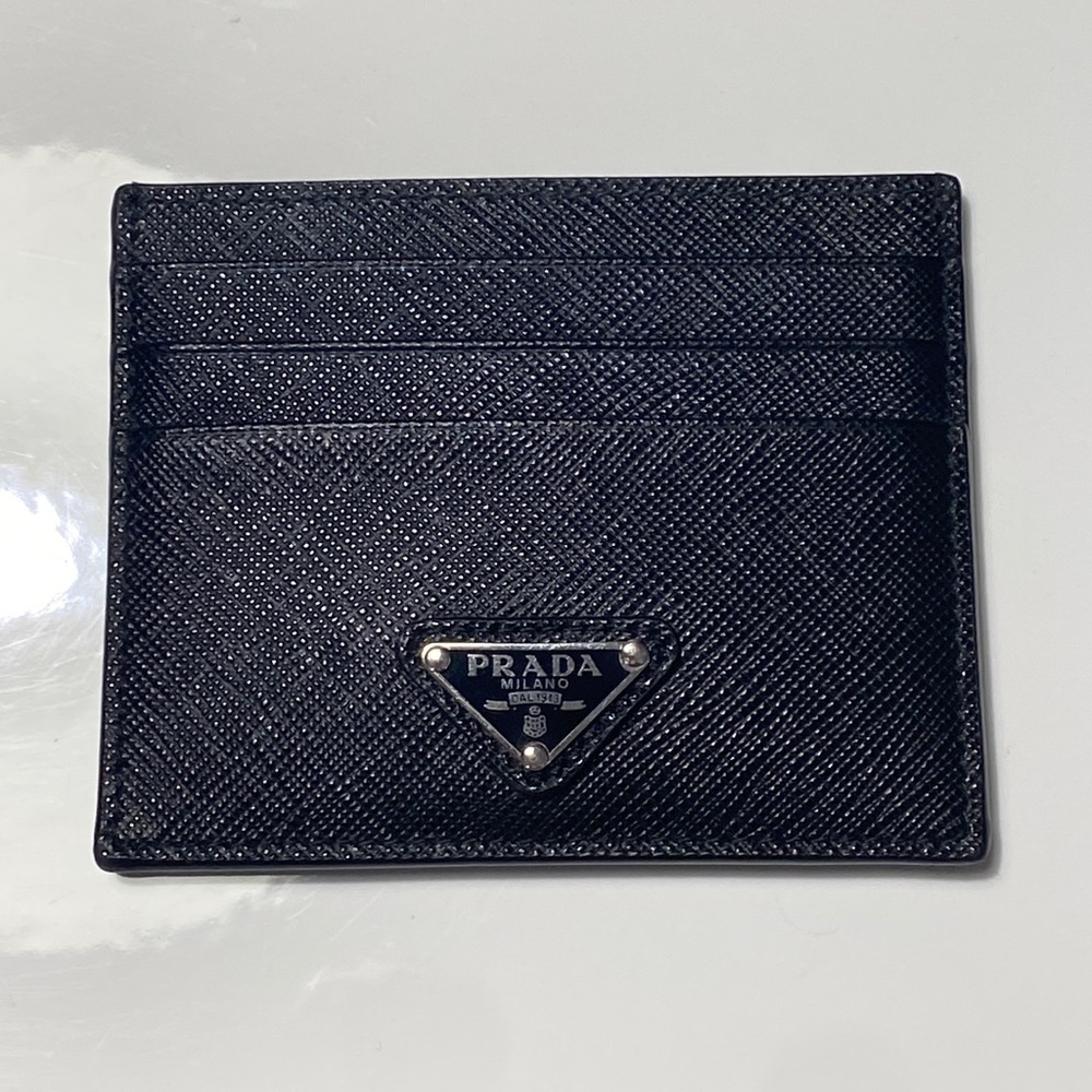 Prada Saffiano Leather Card Holder